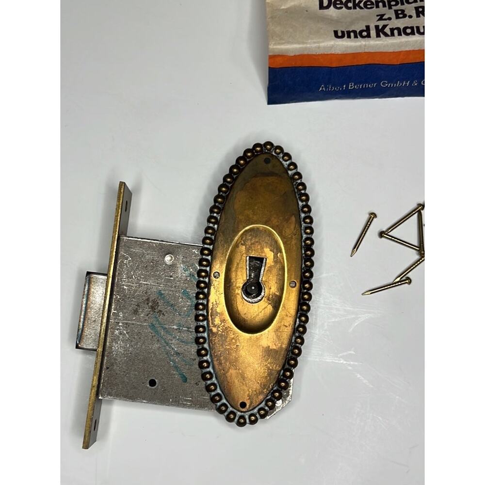 Vintage German Hardware Brass Furniture - Picture 4 of 6